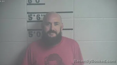 Mugshot of NATHAN D COX booked in Adair County, Kentucky on June 27, 2026