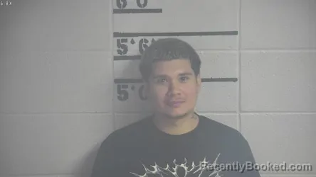 Mugshot of Adrian Jose Garcia booked in Adair County, Kentucky on August 11, 2026