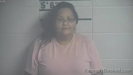 Mugshot of Francesca Camacho booked in Adair County, Kentucky on August 15, 2026
