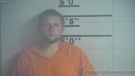 Mugshot of Tyler Lee Barrett booked in Adair County, Kentucky on August 20, 2026