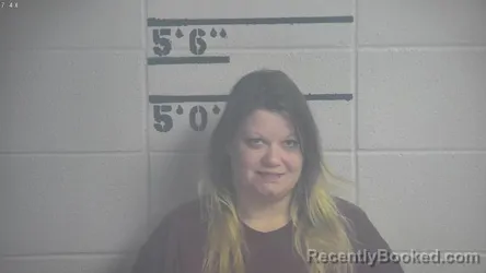Mugshot of Mariah D Crowe booked in Adair County, Kentucky on October 9, 2026