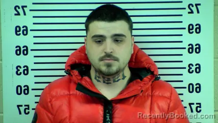 Booking photo from Allen County, Kentucky