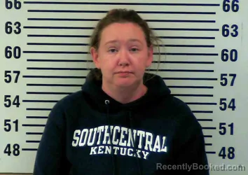 Mugshot of SAMANTHA YEAGER booked in Allen County, Kentucky on March 21, 2026