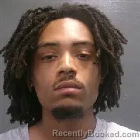 Mugshot of Nkosi Valentino Crump booked in Lee County, North Carolina on August 7, 2026
