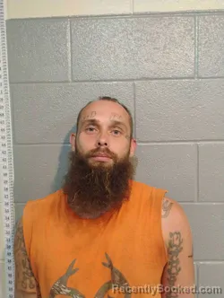 Mugshot of Derek Snapp booked in Barren County, Kentucky on September 5, 2026