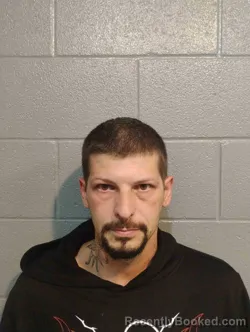 Mugshot of Justin Terry booked in Barren County, Kentucky on October 25, 2026