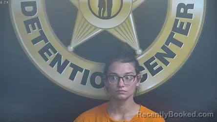 Mugshot of Breana Taylor booked in Bell County, Kentucky on October 9, 2026