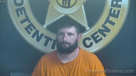 Mugshot of Ryan Douglas Taylor booked in Bell County, Kentucky on October 14, 2026