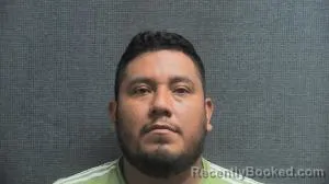 Mugshot of Eri Osiel Perez Vasquez booked in Boone County, Kentucky on August 7, 2026