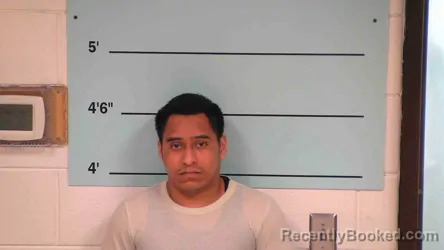 Mugshot of HERBERTH REYNOSO-VASQUEZ booked in Bourbon County, Kentucky on June 30, 2026
