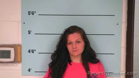 Mugshot of DAYNA ROSE HICKMAN booked in Bourbon County, Kentucky on July 6, 2026