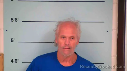 Mugshot of Alan Thompson booked in Bourbon County, Kentucky on August 8, 2026