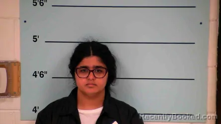 Mugshot of Varsha Lnu booked in Bourbon County, Kentucky on August 8, 2026