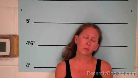 Mugshot of Katherine Hall booked in Bourbon County, Kentucky on August 20, 2026