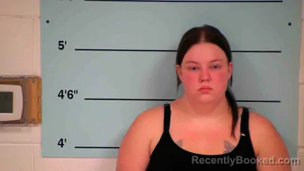 Mugshot of Kristen Thornsbury booked in Bourbon County, Kentucky on August 22, 2026