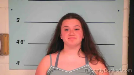 Mugshot of Alexa Navarro booked in Bourbon County, Kentucky on August 26, 2026
