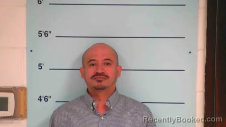 Mugshot of Edgar Sanchez booked in Bourbon County, Kentucky on September 14, 2026
