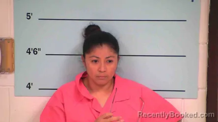 Mugshot of Alma Delia Perez Vera booked in Bourbon County, Kentucky on September 15, 2026