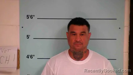 Mugshot of Gilbert Saldana booked in Bourbon County, Kentucky on October 8, 2026