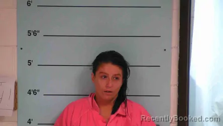 Mugshot of Christina Sellers booked in Bourbon County, Kentucky on October 12, 2026