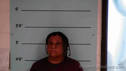 Mugshot of Twana Johnson booked in Bourbon County, Kentucky on October 24, 2026