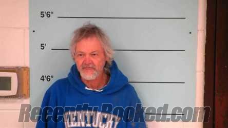 Booking photo from Bourbon County, Kentucky