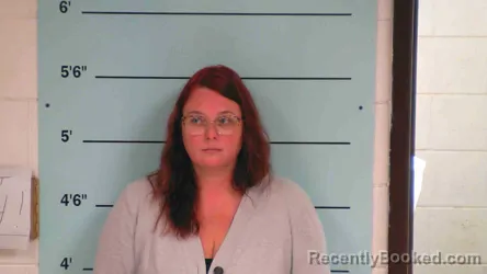 Mugshot of Jaclyn Thompson booked in Bourbon County, Kentucky on October 11, 2026