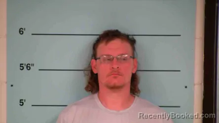 Mugshot of Corey Brandenburg booked in Bourbon County, Kentucky on August 7, 2026