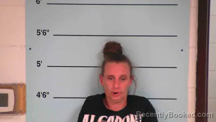 Mugshot of Melissa Thomas booked in Bourbon County, Kentucky on September 13, 2026