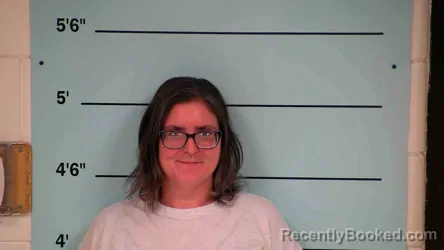 Mugshot of Stephanie Campbell booked in Bourbon County, Kentucky on August 11, 2026