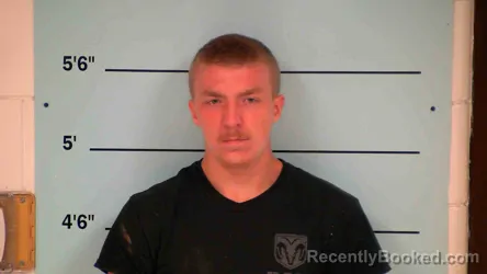 Mugshot of Seth Sanders booked in Bourbon County, Kentucky on August 13, 2026