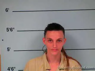 Mugshot of Jessica Fritts booked in Bourbon County, Kentucky on August 8, 2026