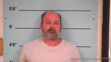 Mugshot of Terry Mitchell booked in Bourbon County, Kentucky on July 30, 2026