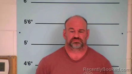 Booking photo from Bourbon County, Kentucky