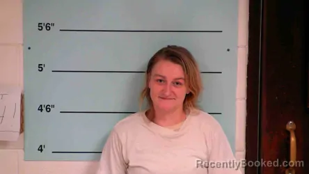 Mugshot of Alyssa Barbee booked in Bourbon County, Kentucky on October 14, 2026
