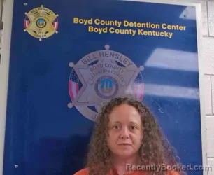 Mugshot of KELLI SCHRODE booked in Boyd County, Kentucky on June 12, 2026