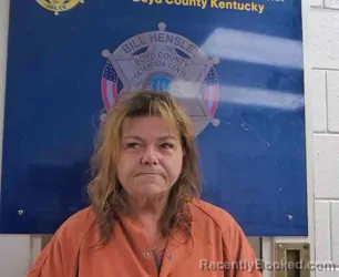Mugshot of Trevia Parker booked in Boyd County, Kentucky on July 19, 2026