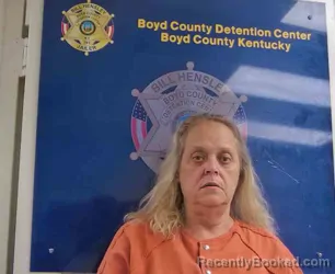 Mugshot of Tammy Lawson booked in Boyd County, Kentucky on August 5, 2026