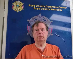Mugshot of John Peppin booked in Boyd County, Kentucky on September 15, 2026