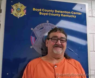Mugshot of James Platt booked in Boyd County, Kentucky on September 26, 2026
