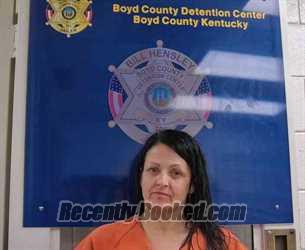 Booking photo from Boyd County, Kentucky