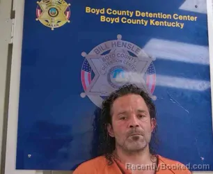 Mugshot of MICHAEL SALYERS booked in Boyd County, Kentucky on April 5, 2026