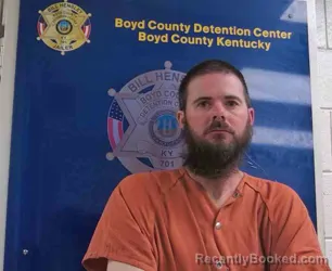 Mugshot of CHRISTOPHER ELLIOTT booked in Boyd County, Kentucky on April 25, 2026