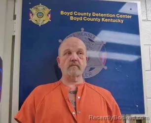 Booking photo from Boyd County, Kentucky