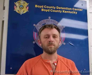 Mugshot of Zachary Adkins booked in Boyd County, Kentucky on September 25, 2026