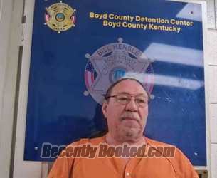 Booking photo from Boyd County, Kentucky