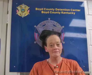 Booking photo from Boyd County, Kentucky