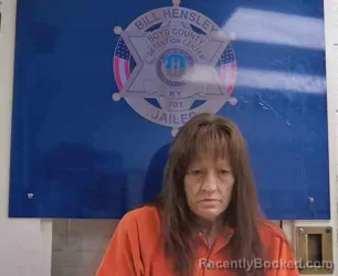 Mugshot of TERESA WHITT booked in Boyd County, Kentucky on April 16, 2026