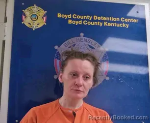 Mugshot of BRITTANY MINNEHAN booked in Boyd County, Kentucky on April 18, 2026
