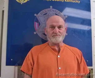 Mugshot of Joseph Peterman booked in Boyd County, Kentucky on August 25, 2026